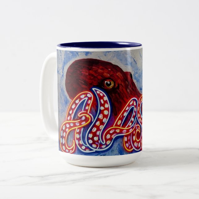 OctoAlaska mug (Front Left)