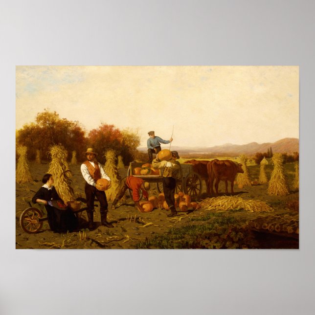 October (1867) John Whetten Ehninger  Poster (Front)