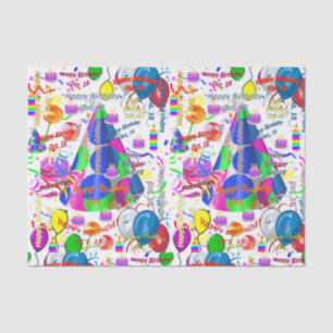 October, 18 Birthday Tissue Paper