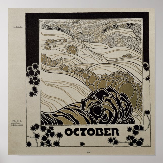 October, 1901 poster (Front)