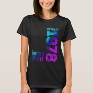 October 1978 Awesome Year 1978 Retro 1978 Vintage T-Shirt