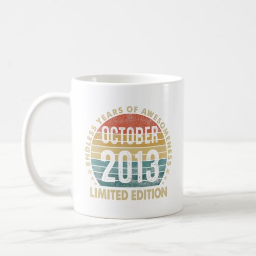 October 2013 9th Birthday 9 Yrs Old 1  Coffee Mug