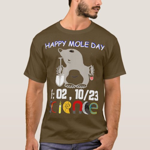 October 23rd National Mole Day Avogadros Number_g T_Shirt