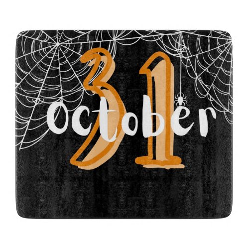 October 31 cutting board