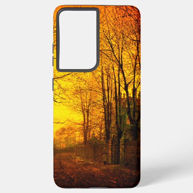 October Afterglow John Atkinson Grimshaw Samsung Galaxy Case (Back)