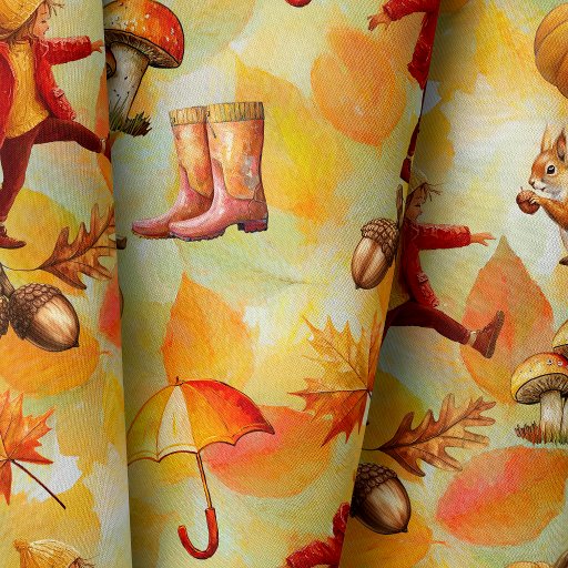 October and November Fabric