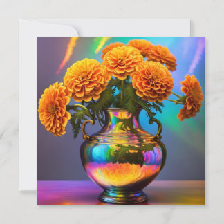 October Birth Flower Marigold Arrangement
