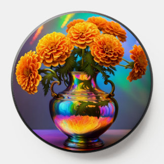 October Birth Flower Marigold Arrangement PopSocket