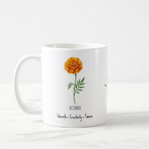 October Birth Flower Mug – Marigold