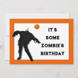 October birthday party invitation