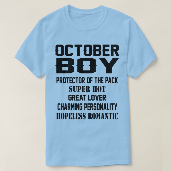 october birthday t shirts