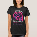October Breast Cancer And Domestic Violence Awaren T-Shirt<br><div class="desc">October Breast Cancer And Domestic Violence Awareness Month</div>