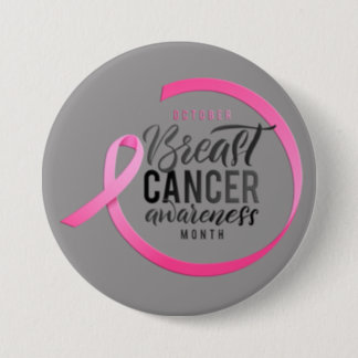 October Breast Cancer Awareness Month Pin