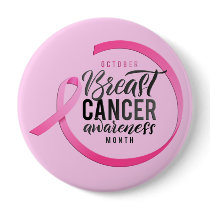 October Breast Cancer Awareness Month Pin