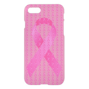 October Breast Cancer Awareness Month Pink Ribbon iPhone SE/8/7 Case