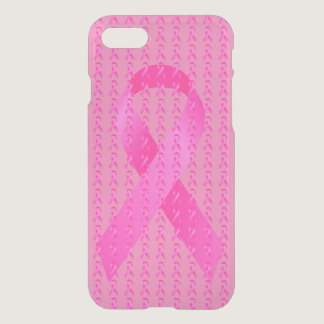 October Breast Cancer Awareness Month Pink Ribbon iPhone SE/8/7 Case