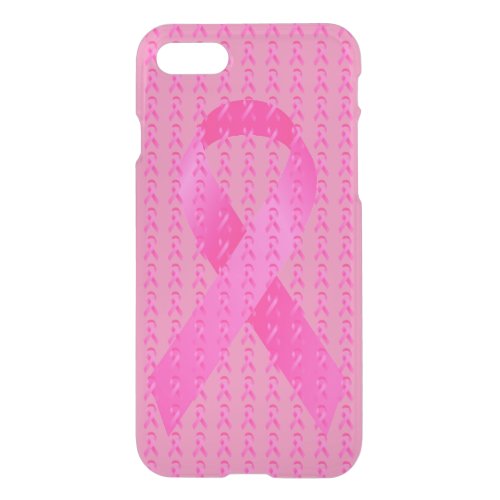 October Breast Cancer Awareness Month Pink Ribbon iPhone SE87 Case