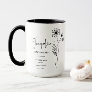October Bridesmaid   Cosmos Birth Flower Mug