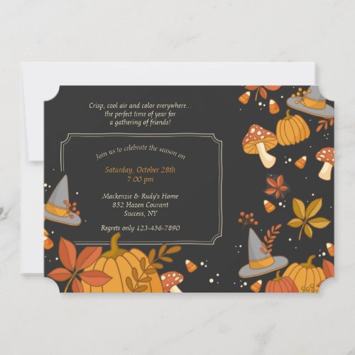 October Celebrations Invitation