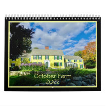 October Farm 2022 Calendar