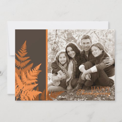 October Fern Invitation Card