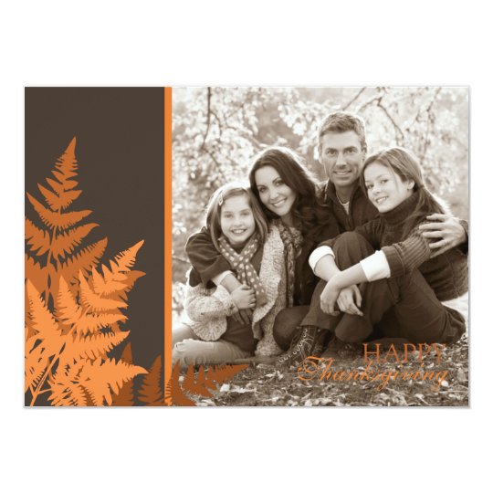 October Fern Invitation Card 2
