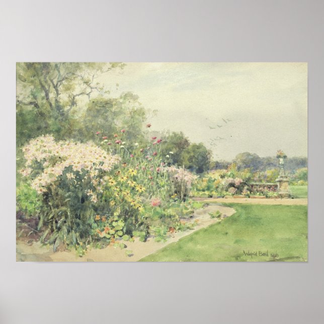 October Flowers Poster (Front)