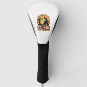 October Full Ghosts Shadows Haunted House Witch Ha Golf Head Cover