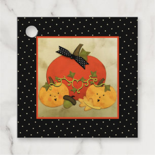 October Halloween Bridal Shower Favor Tags