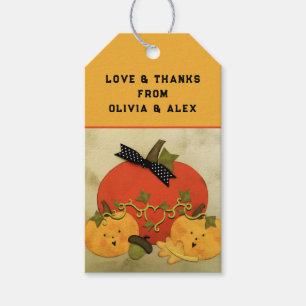 October Halloween Bridal Shower Gift Tags