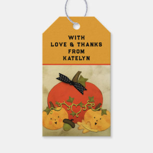 October Halloween Bridal Shower Gift Tags