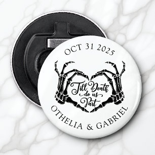 October Halloween Wedding Bottle Opener