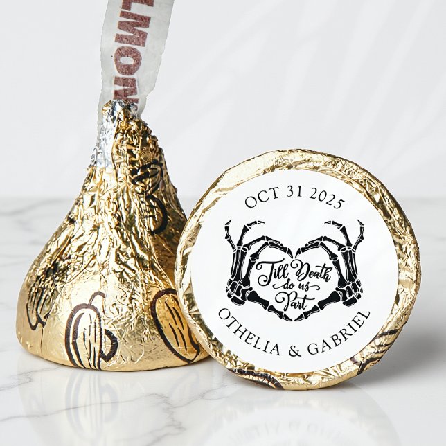 October Halloween Wedding Hershey®'s Kisses® (Creator Uploaded)