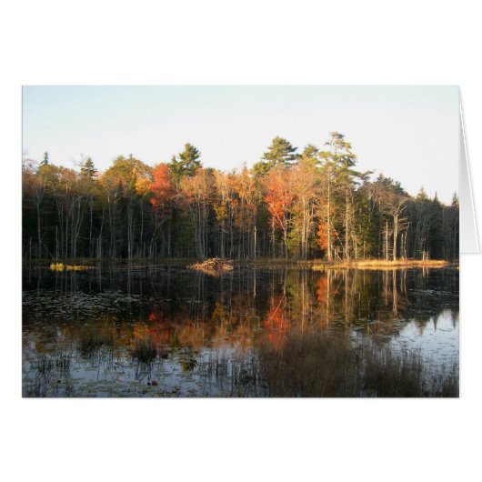 October in New Hampshire Cards (Front Horizontal)