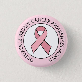 October is Breast Cancer Awareness Month   Button