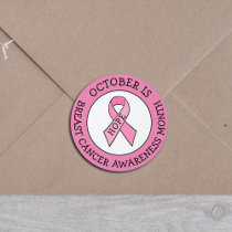 October is Breast Cancer Awareness Month Yard Sign