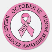 October is Breast Cancer Awareness Month Yard Sign (Front)
