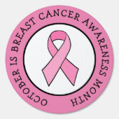 October is Breast Cancer Awareness Month Yard Sign (Back)