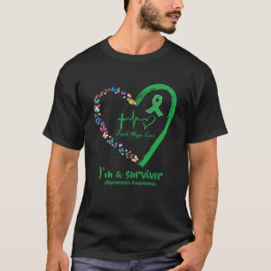 October is National Depression Awareness Month Sun T-Shirt