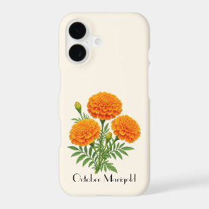 October Marigold Flowers Phone Case