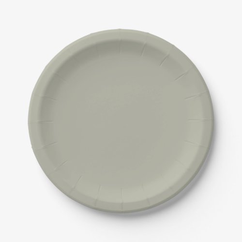 October Mist Solid Color Paper Plates