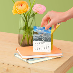 October Moments: Portrait Easel Calendar 2026 Holder