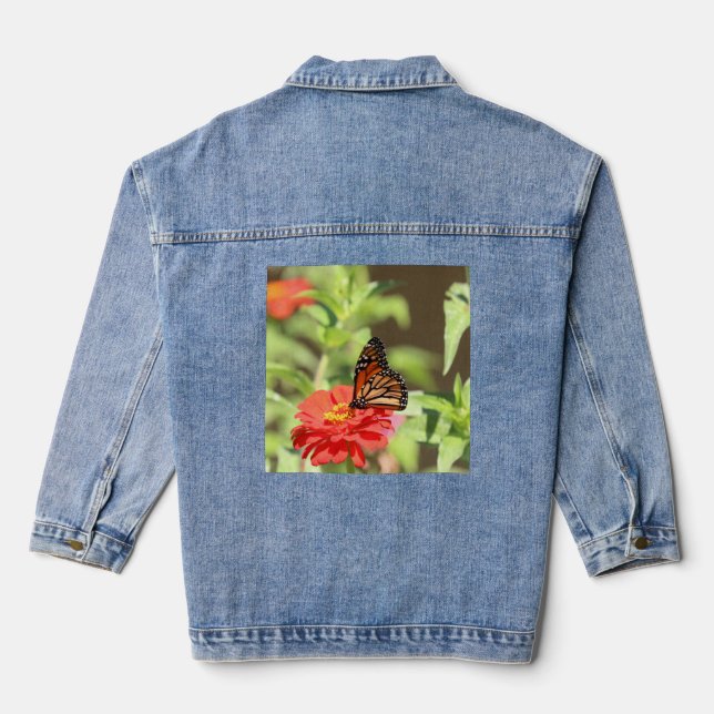 October Monarch  Denim Jacket (Back)