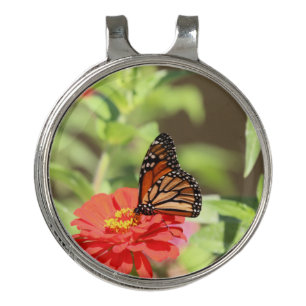October Monarch Golf Hat Clip