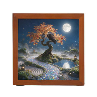 October Opal Zen Garden Desk Organizer