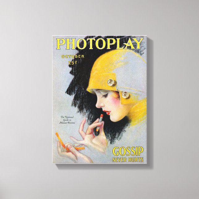 October Photoplay Canvas Print (Front)