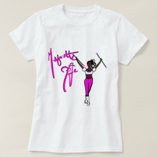 October Pink Twirl Girl T-Shirt
