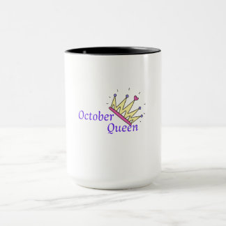 october queen mug