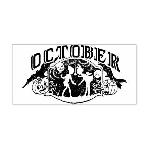 October Rubber Stamp 