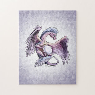 October’s Birthstone Dragon: Opal Jigsaw Puzzle